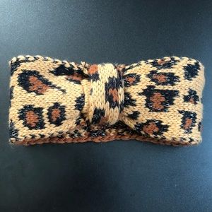 Betsey Johnson Leopard Head Wrap
